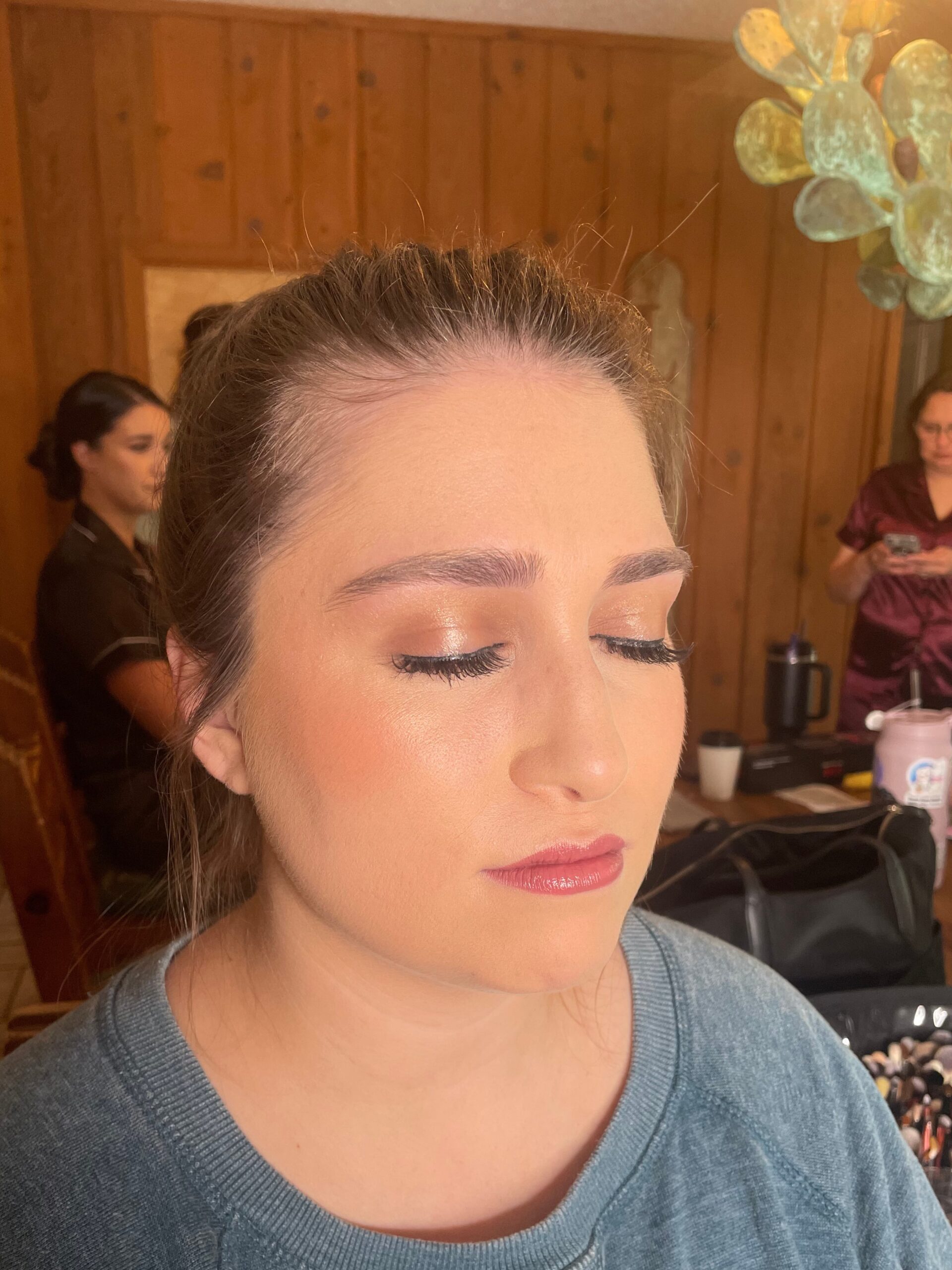 bridal party makeup look Austin texas