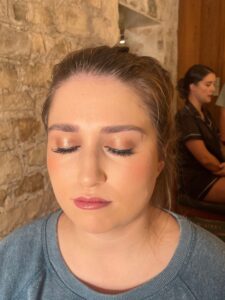 bridal party makeup look Austin texas halo eye 